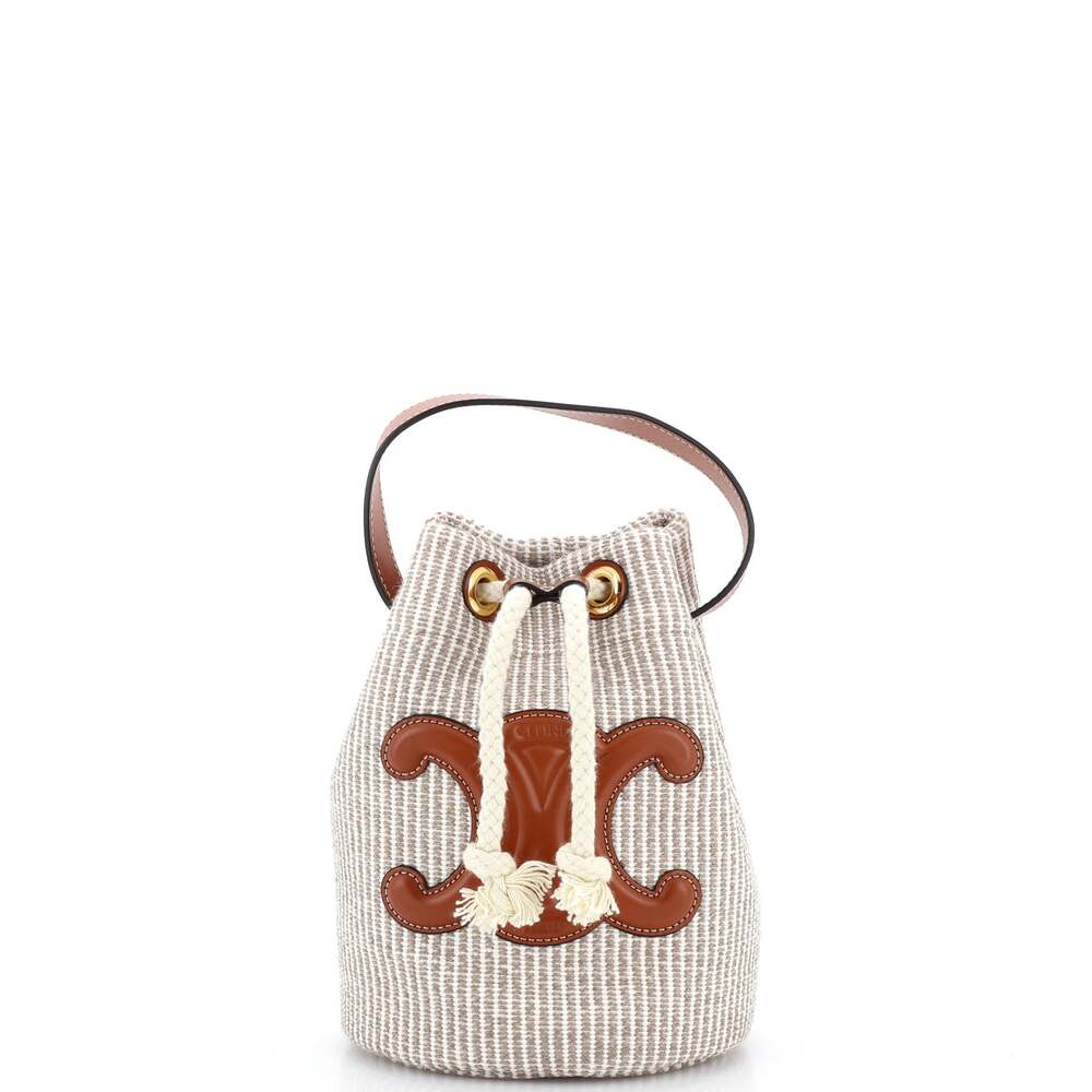 Celine Triomphe Drawstring Bucket Bag #252805C14B